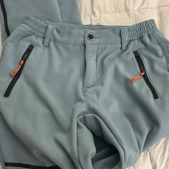 Postropaky Blue Ski/Cold Hiking Pants with Black Accents - Picture 5 of 10